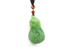 和田玉白菜挂件吊坠碧玉挂件吊坠百财归来