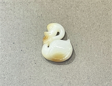 和田玉天鹅挂件吊坠羊脂白玉挂件吊坠纯洁高贵