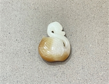 和田玉天鹅挂件吊坠糖羊脂白玉挂件吊坠纯洁高贵