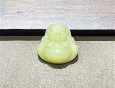 和田玉弥勒佛挂件吊坠黄玉挂件吊坠笑口常开