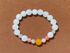 和田玉手串和田玉羊脂玉10mm珠手串