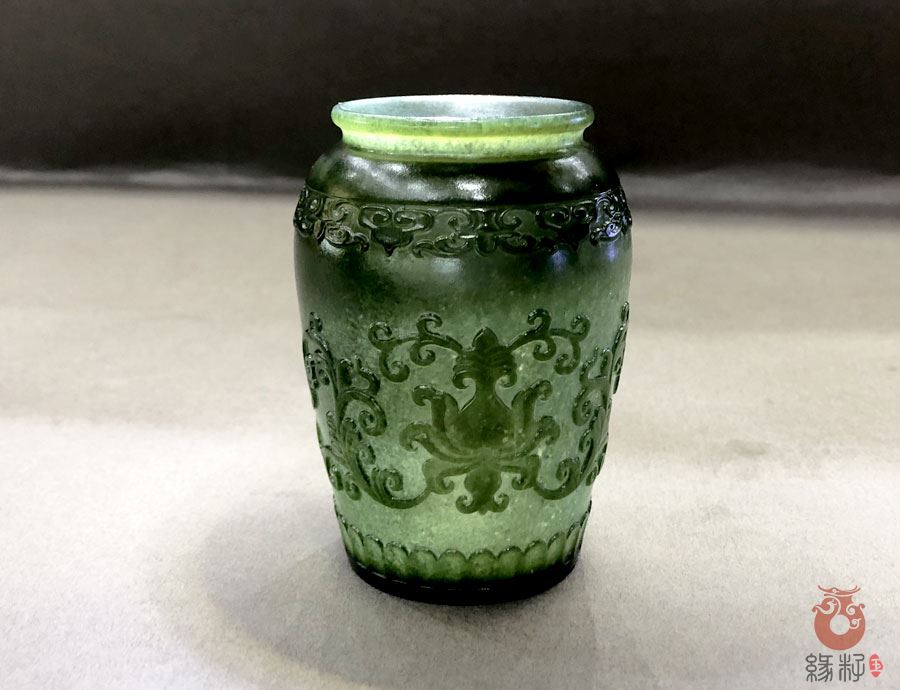 缘籽玉器器皿雕刻精品