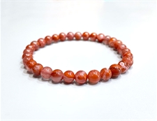 玛瑙手串冰飘南红玛瑙圆珠单圈手串5.5mm