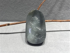 和田玉生肖马挂件吊坠墨玉挂件吊坠马到功成