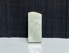 和田玉仿古生肖马挂件吊坠青白玉籽料挂件吊坠马到功成