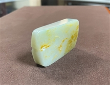 和田玉籽料平安牌挂件吊坠青白玉籽料挂件吊坠辟邪平安