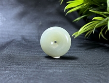 和田玉平安扣挂件吊坠青玉挂件吊坠平平安安