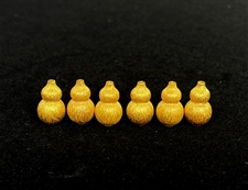 925银拉丝金色葫芦（大）